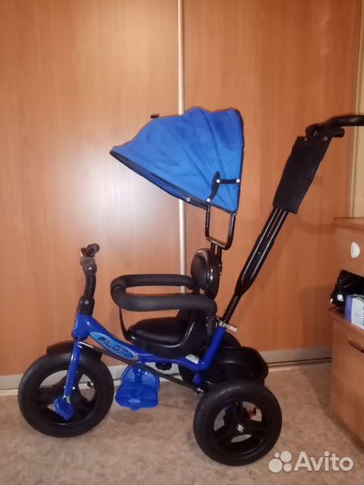 Детский велосипед с родительской ручкой
