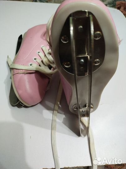 Коньки детские с двойным лезвием flip, р-р 31