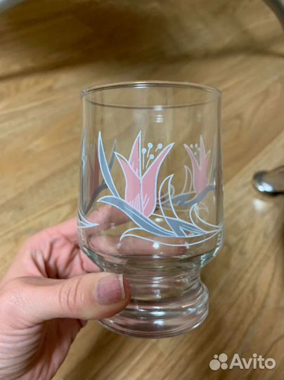 Набор стаканов из стекла