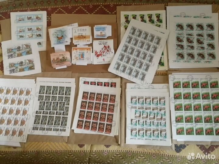 Вьетнам марки, 680 листов и блоков