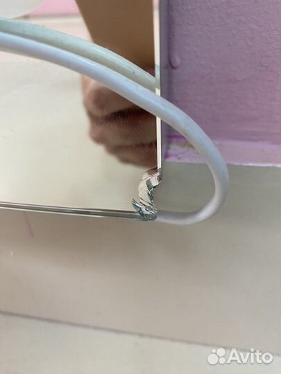 Гримерное зеркало с лампочками