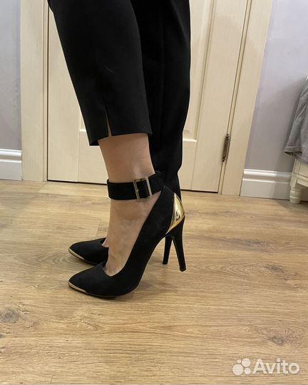 Туфли замшевые 38р