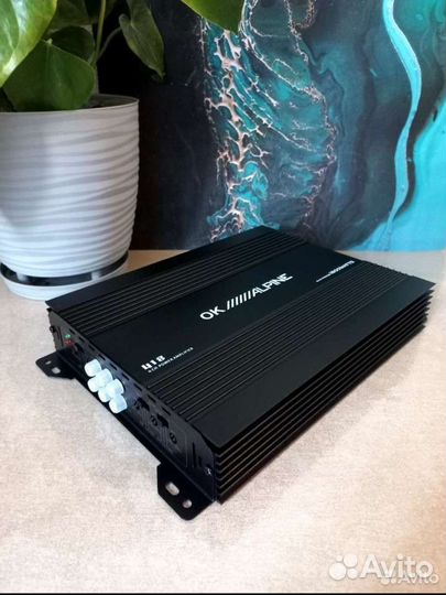 Усилитель kenwood, ok Alpaine 418 4х канальный