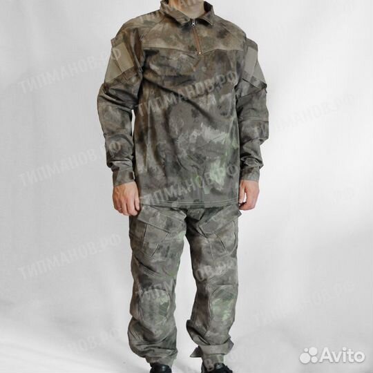 Костюм тактический камуфляж мох, рубашка и брюки