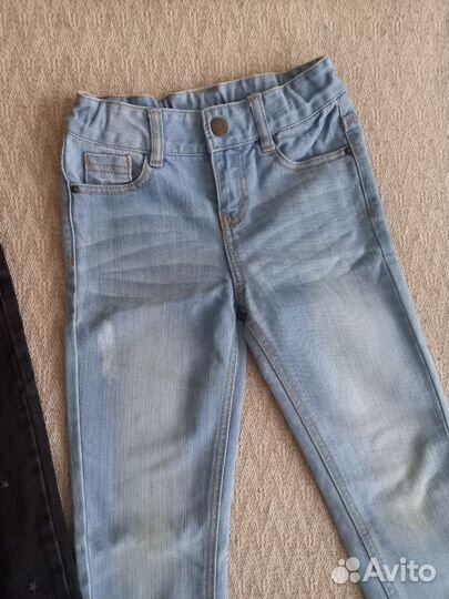 Джинсы для девочки 116-122