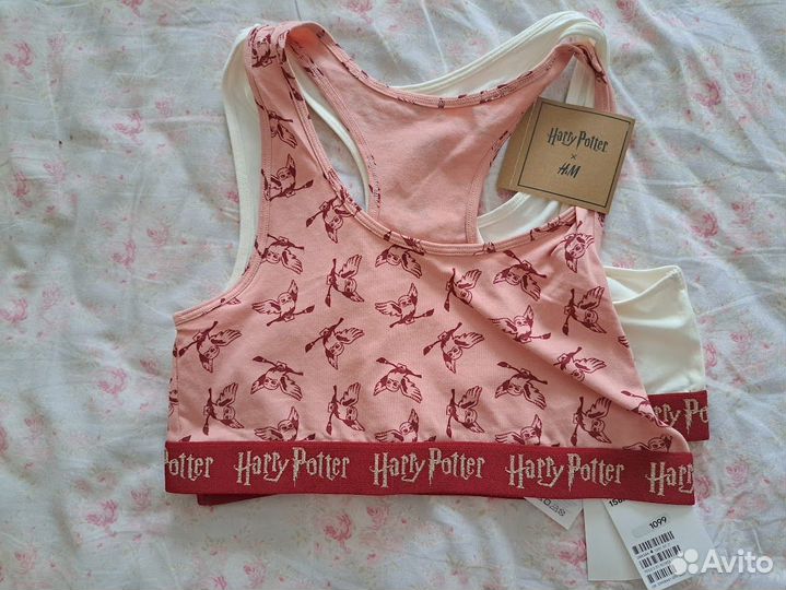 Новый Комплект из 2 топов H&M серии Гарри Поттер