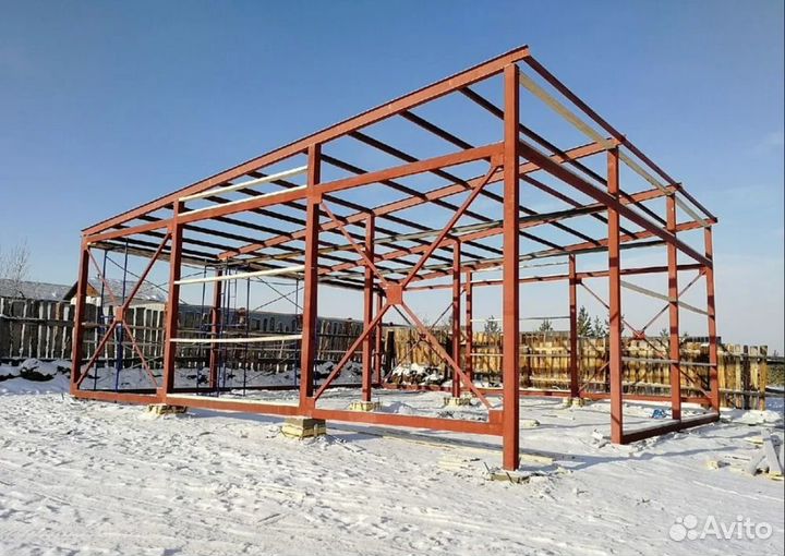 Строительство ангаров, складов, навесов, магазинов