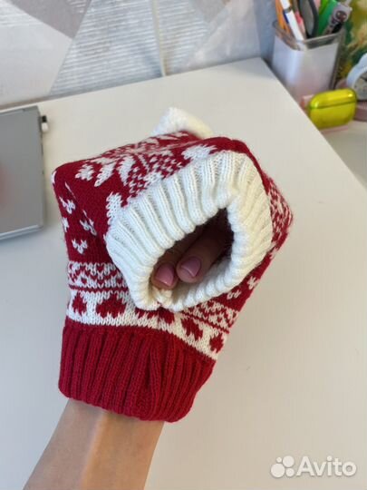 Вязаная шапка для собак