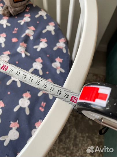 Детская кроватка трансформер с маятником