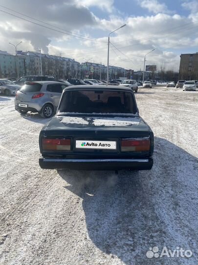 ВАЗ 2107 1.5 МТ, 2002, 97 000 км