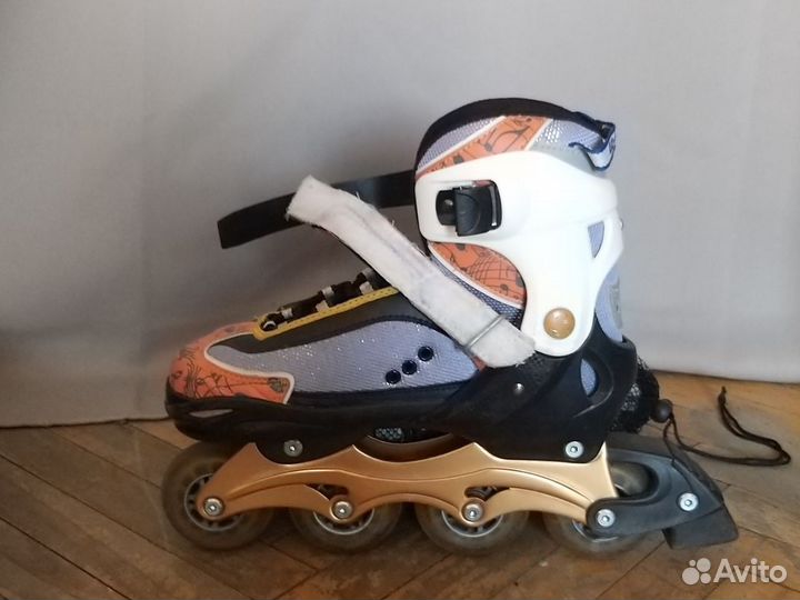 Роликовые коньки с защитой
