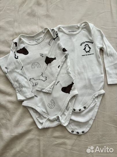 Пакет детских вещей боди комбинезон 62 68