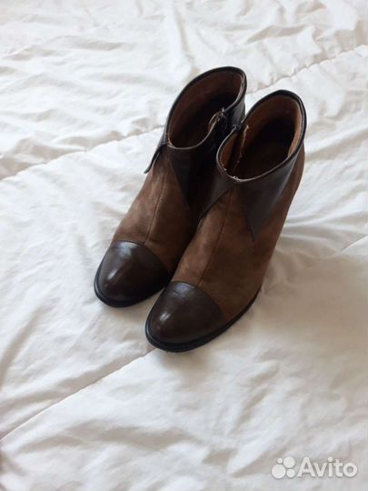 Ботильоны Италия кожа, замша 39