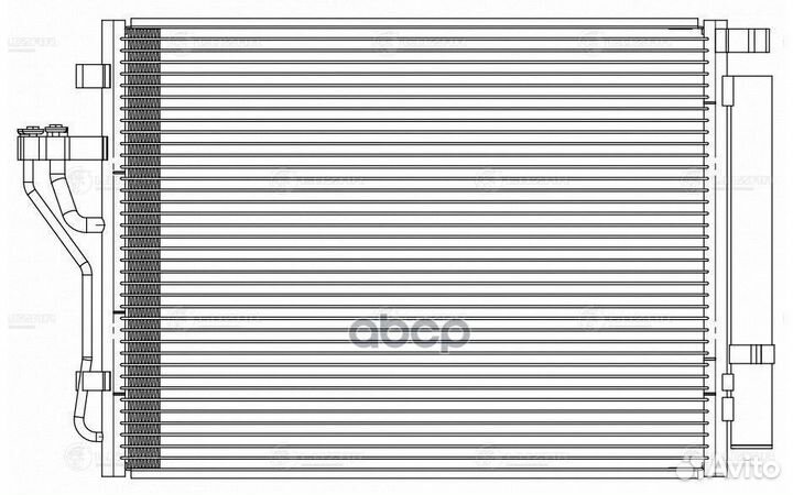 Радиатор кондиц. для а/м Kia Sportage III