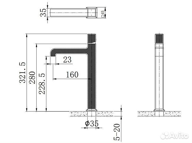 PL11109.2-26 смеситель для раковин