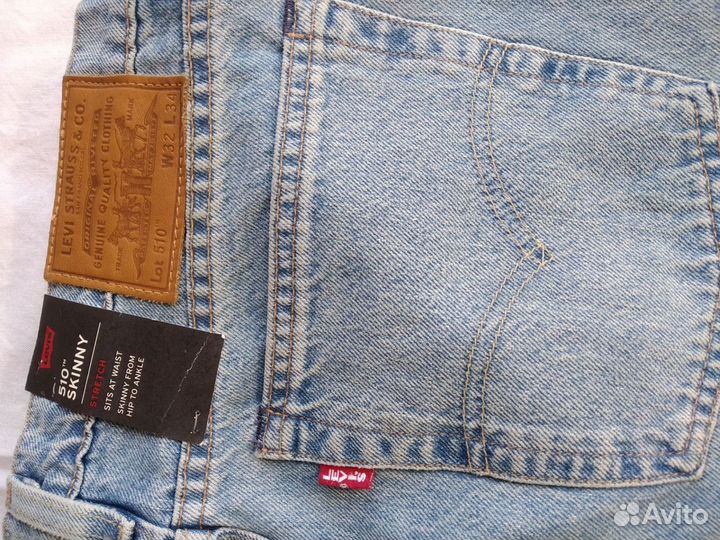 32/34 разм. Levi'S 510.Новые джинсы,оригинал