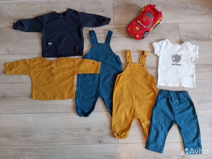 Вещи брендовые пакетом для мальчика 68 74