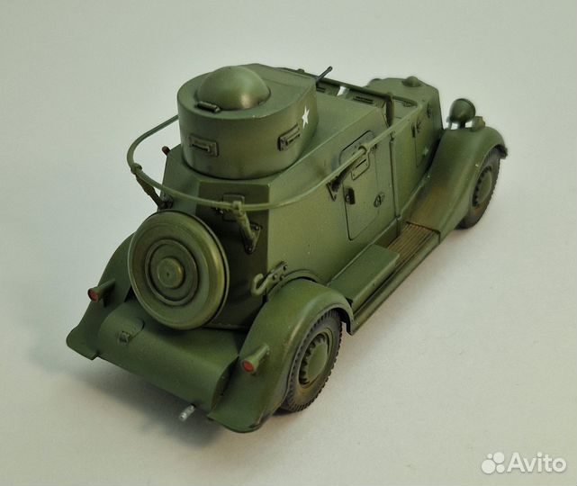 Сборная модель советского бронеавтомобиля ба-20