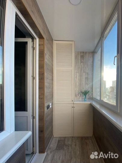 Отделка балкона, остекление, ремонт лоджий