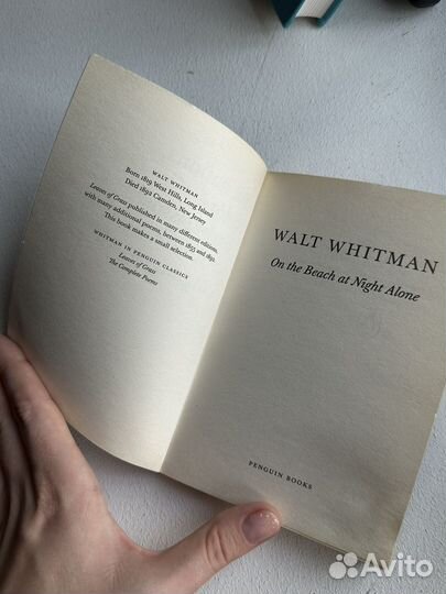 Walt Whitman: On the Beach AT Night Alone