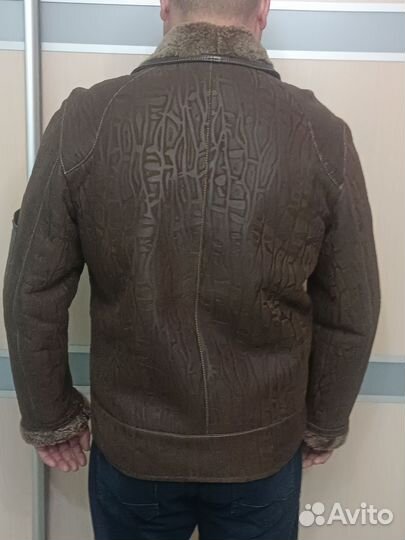 Дубленка натуральная мужская 50 52