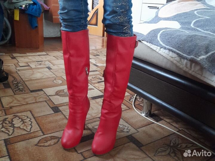 Сапоги ботфорты