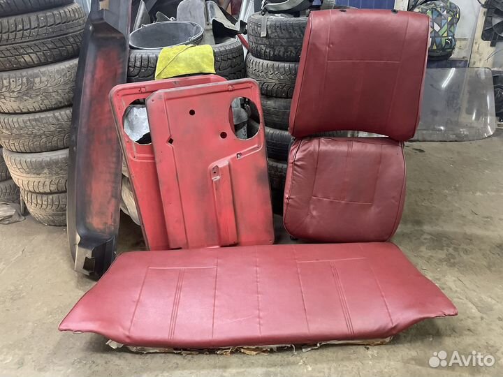 Красный салон ваз 2105