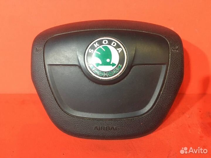 Подушка безопасности в руль Skoda Fabia 2 chfa Б/У