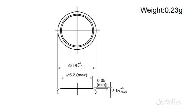 Аккумулятор ML621S/ZTN