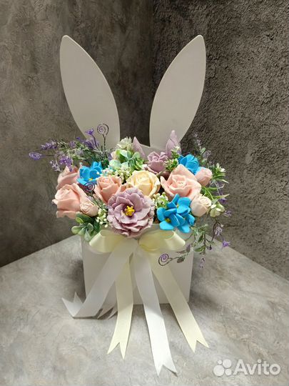 Мыльные цветы букет