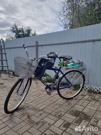 Продам велосипед с детским креслом