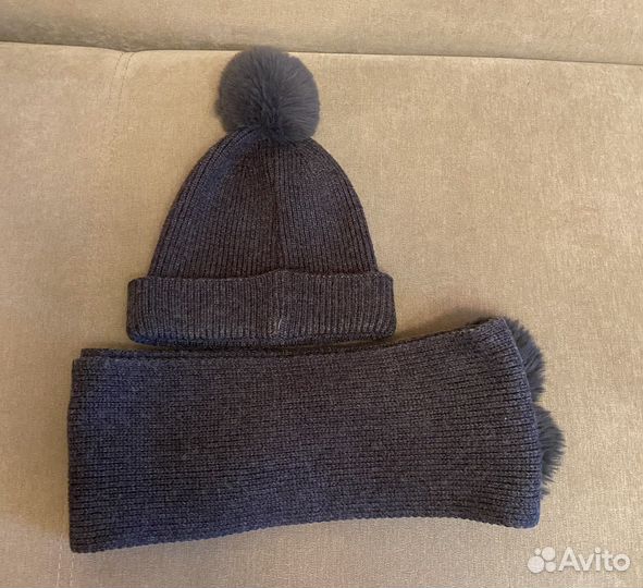 Комплект Zara шапка, шарф для девочки