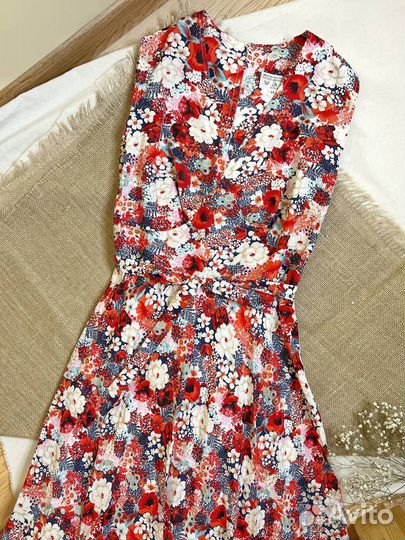 Винтажное платье юбка гофре