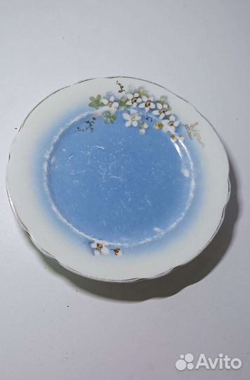 Чайная пара фарфор Гарднер и тарелка