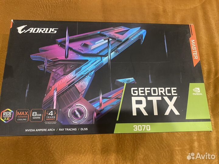 Видеокарта aorus rtx 3070