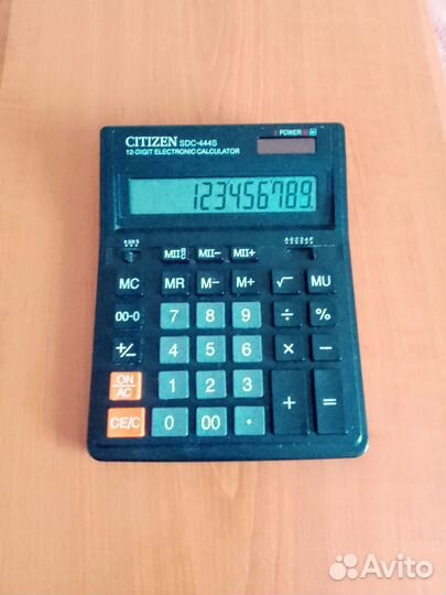 Калькуляторы Citizen sdc-444s и C Z-118B