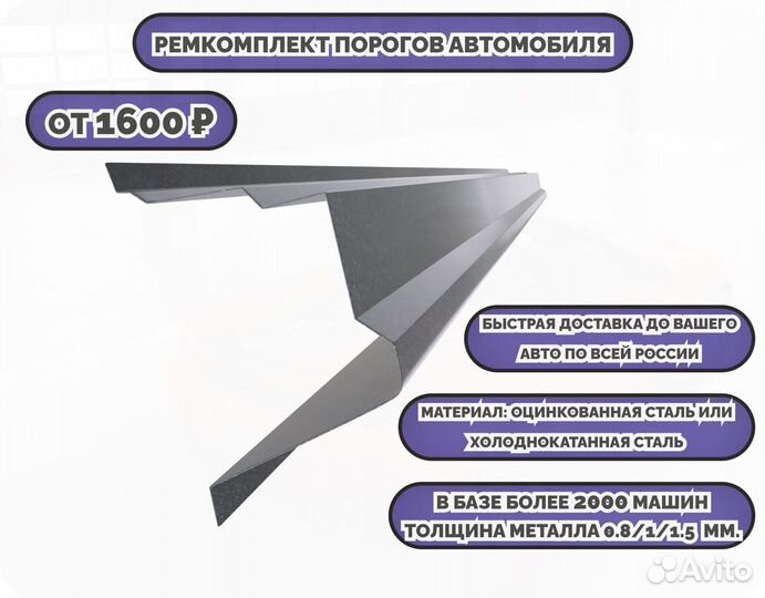 Ремкомплект порогов