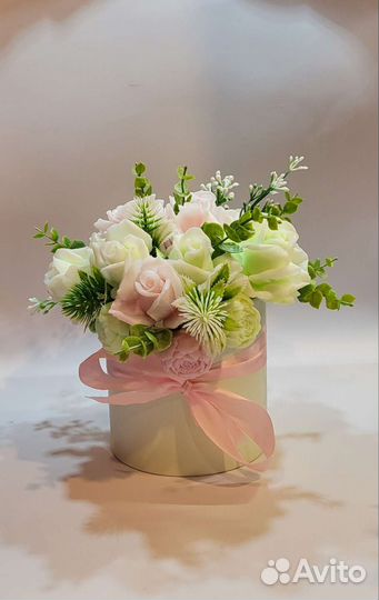 Мыло ручной работы. Букет цветов