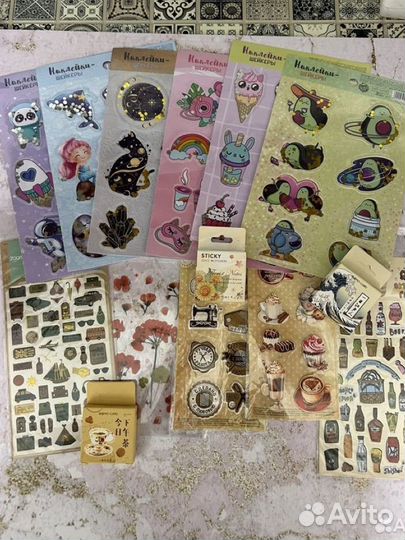 Большой набор наклеек