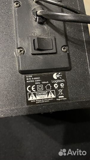 Колонки 2.1 Logitech S-220