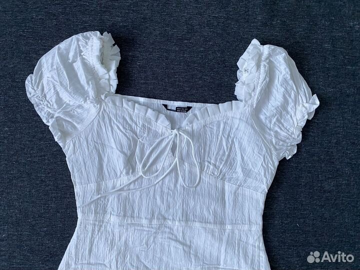 Платье белое shein оригинал 40 xs