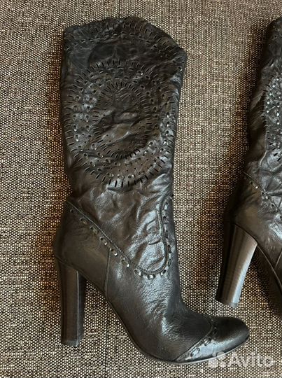 Новые сапоги Petrini 37,5 38 кожаные Италия