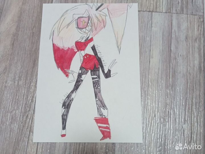 Постер Cherry bomb нарисован норм есть помарки)