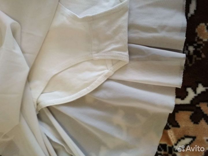 Купальник гимнастический белый