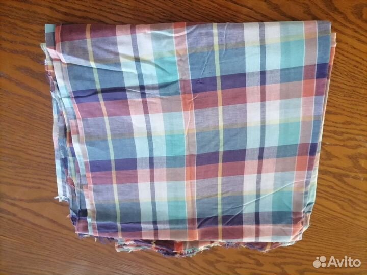 Ткань хлопок в клетку