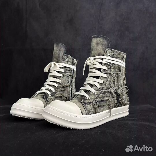 Кеды Rick Owens edfu drkshdw Slashed Sneakers