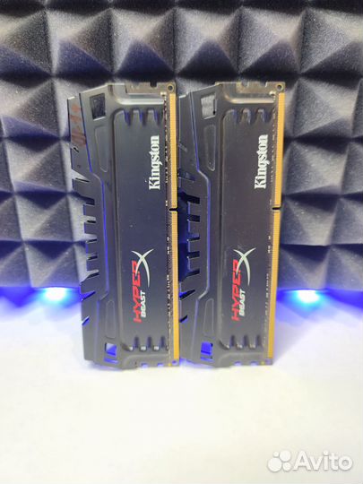 Оперативная память dimm DDR3 Kingston HyperX 16 гб