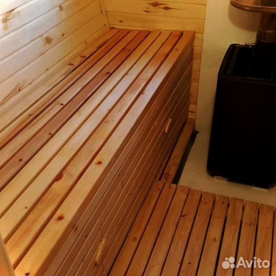 Мобильная баня бочка 4 м