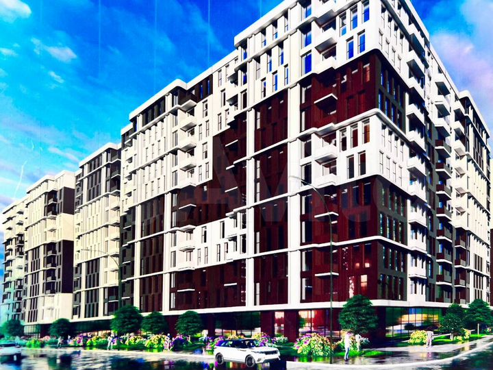 3-к. квартира, 97,2 м², 2/12 эт.