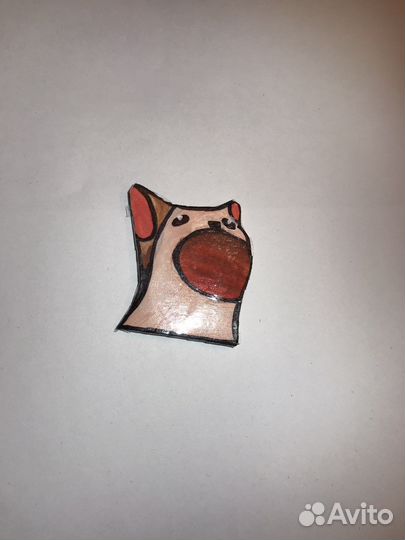 Котик картонный